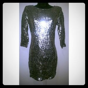 🆕 Angl Sequins Bodycon Dress Brand New with tags!