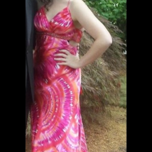 Pink prom dress
