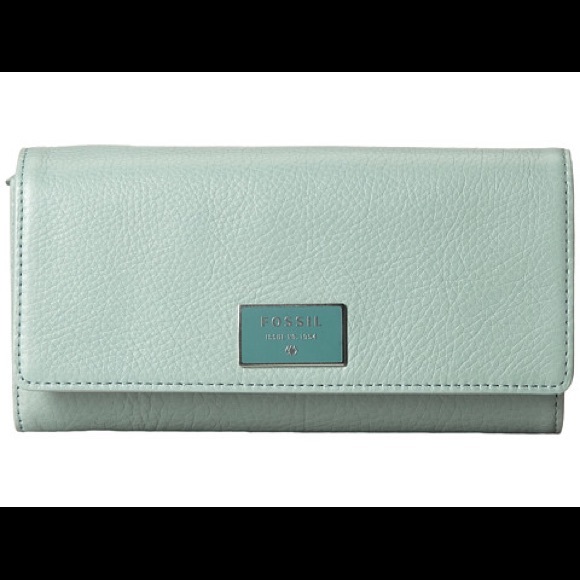 Fossil Handbags - Fossil Dawson Flap Clutch - blue