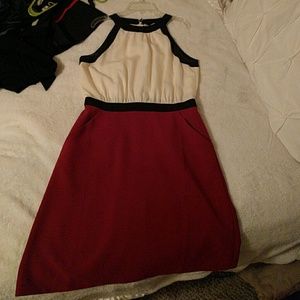 Black and Red Dress