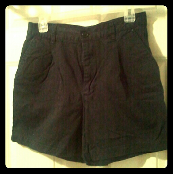Old Navy Black Khaki Shorts