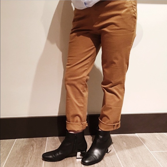High rise trousers