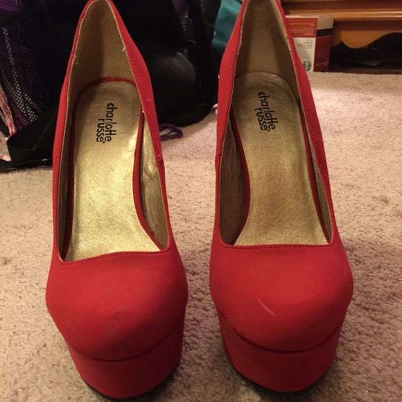 Red Charlotte Russe Pumps