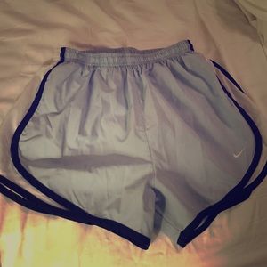 Light blue nike tempo shorts