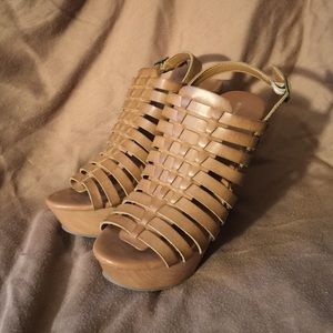 Mossimo strappy wedges