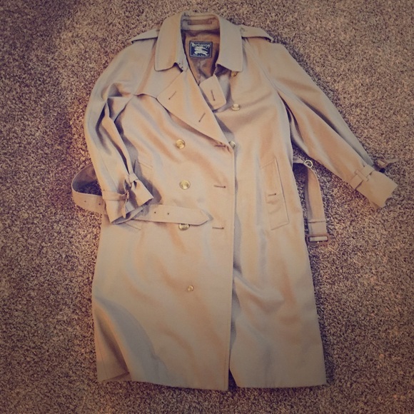 Vintage Burberry trench coat.