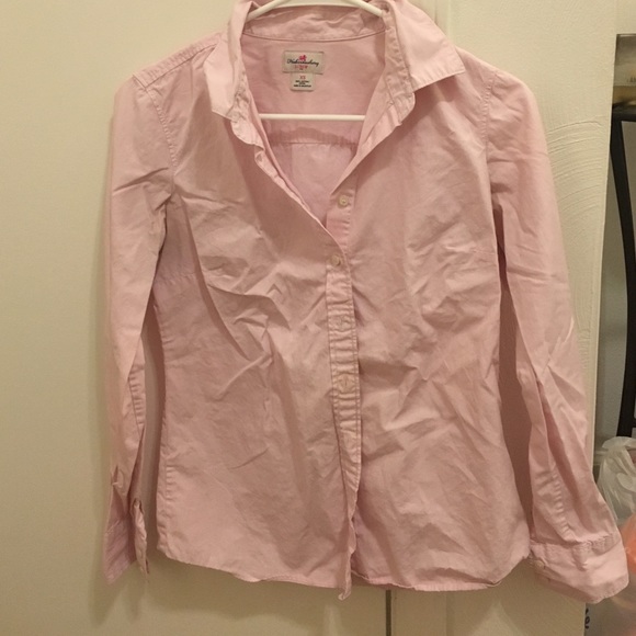 Pink JCrew button down top - Picture 1 of 1
