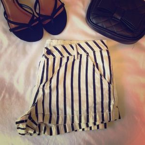 B&W Striped Shorts