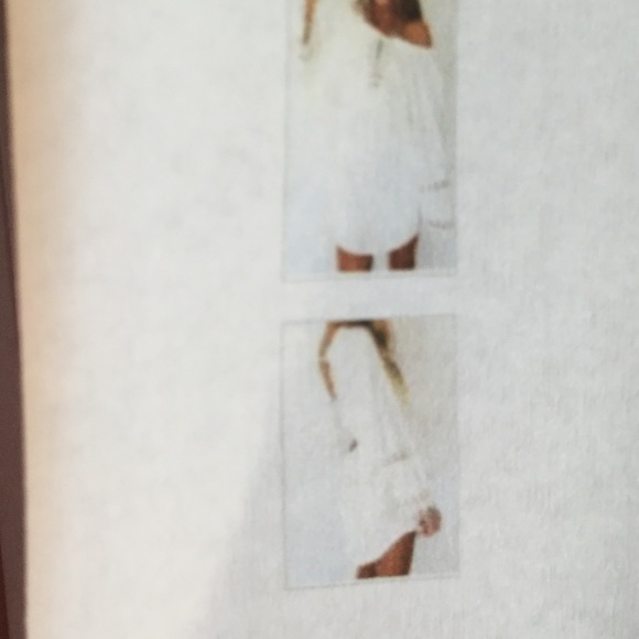 White Lace Mini Dress - Picture 2 of 4
