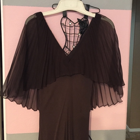 Vintage dress color tone brown