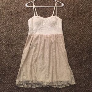 *SOLD* American Eagle cream lace dress
