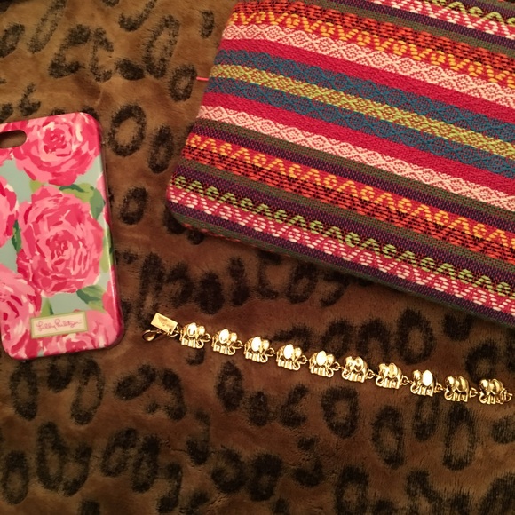 Lilly Pulitzer Elephant bracelet
