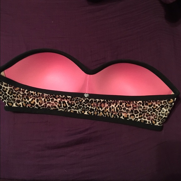 PINK cheetah print bandeau - Picture 2 of 3