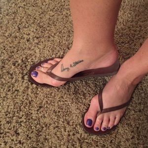 Colin Stuart Leather Flip Flops