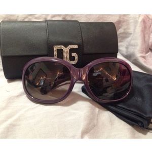 💕Dolce & Gabbana Purple Retro Style Sunglasses💕