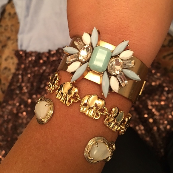 J Crew embellished bracelet