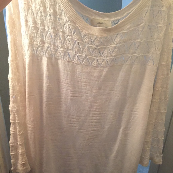 Bright white sweater