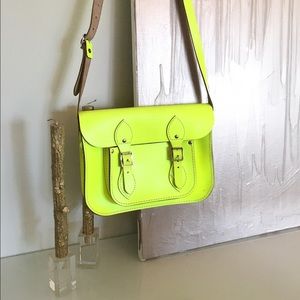 Cambridge Satchel Co. Fluoro Yellow Satchel