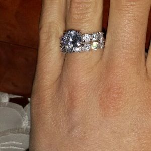 Travel wedding band set