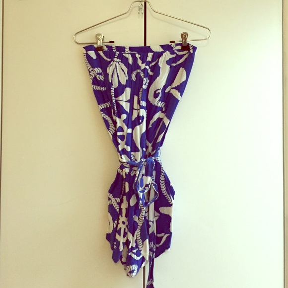 Lilly Pulitzer Colleen Romper in Dock Hopper