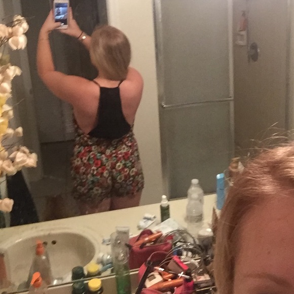 Floral Romper, Very Unique.Back Hangs beautifully. - Picture 3 of 3