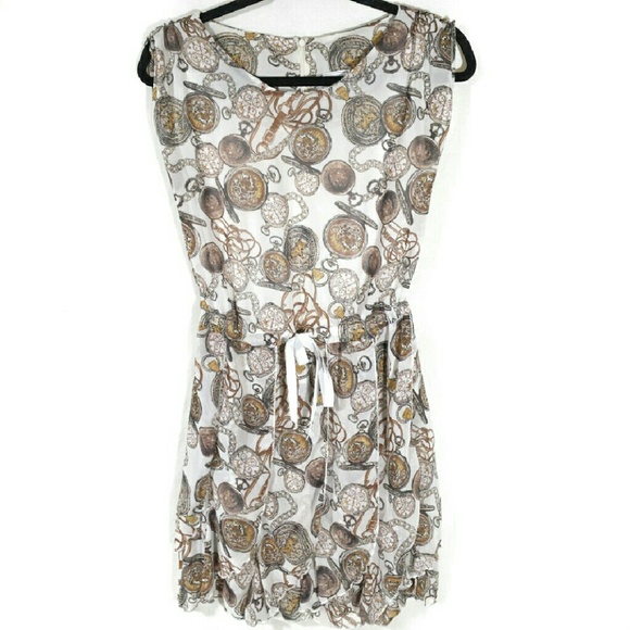 Kitschy pocket-watch flutter dress - Picture 2 of 4