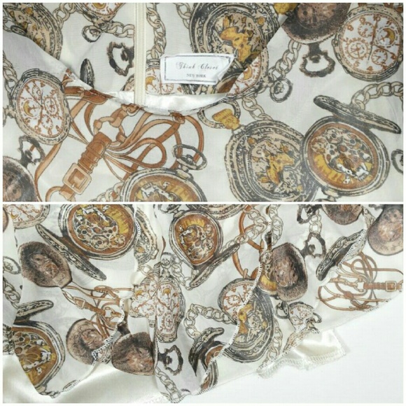 Kitschy pocket-watch flutter dress - Picture 4 of 4