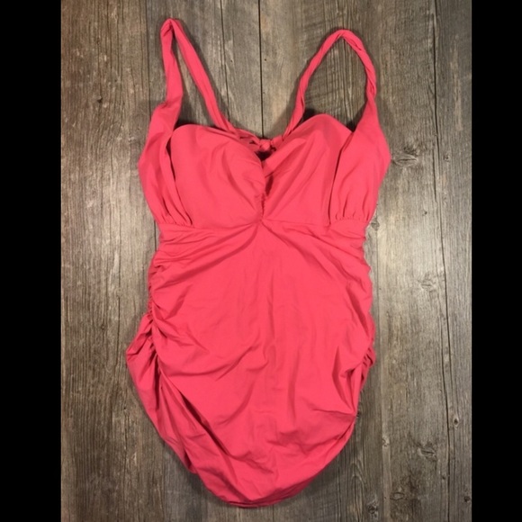 Lane Bryant Other - Lane Bryant pink balcony bathing suit - size 24