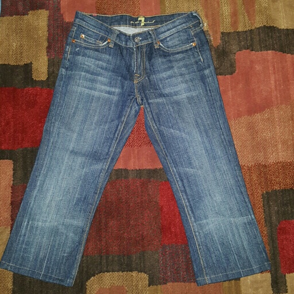 7 for all man kind capri jeans