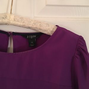 J. Crew Long Sleeve Purple Blouse