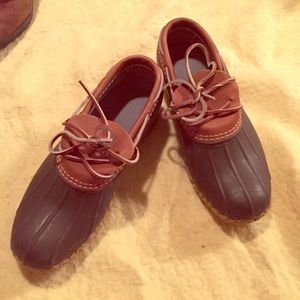 Duck shoes/ gum shoes