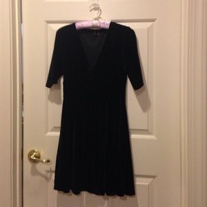 Black velvet forever 21 dress