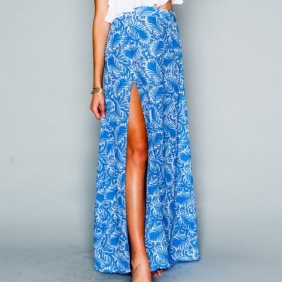 SHOW ME YOUR MUMU Skirt Printed Maxi Long Festival - Picture 4 of 4