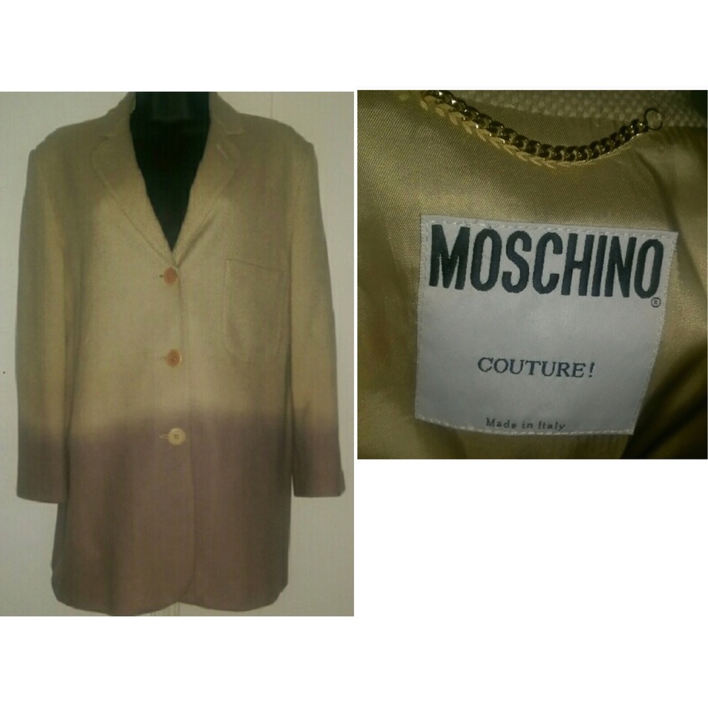 💯🅰️uthentic Moschino Couture Jacket
