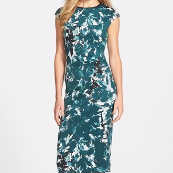 NWT this season-Maggy London scuba midi dress