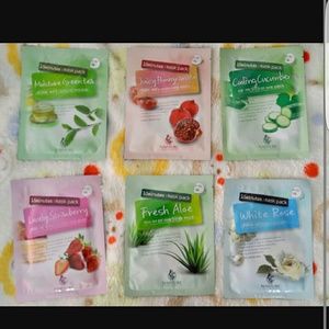 Korean face mask sheets.