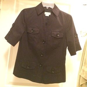 Black Michael kors shirtsleeve jacket