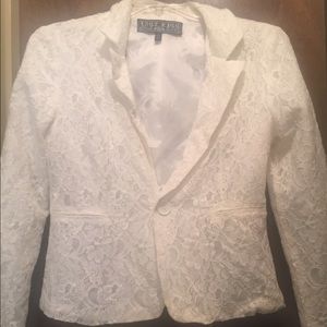 Off white lace blazer
