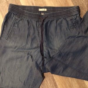 Loft chambray pants size 10