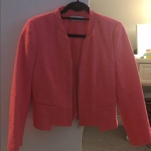 Cajun pink Zara bomber jacket