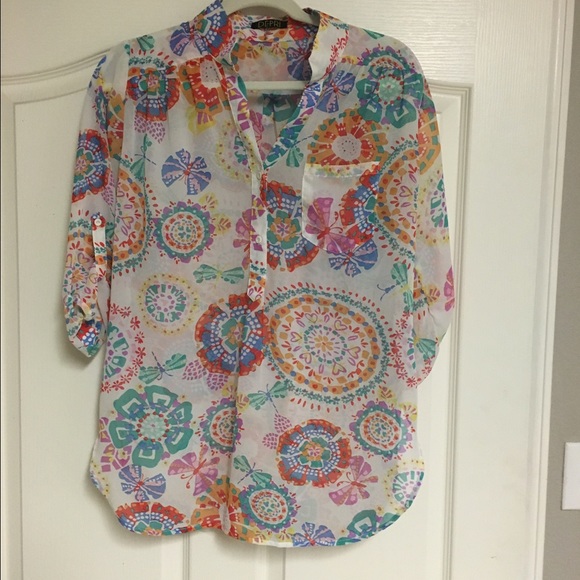 Blouse, 3/4 length sleeve