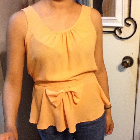 Orange tank top