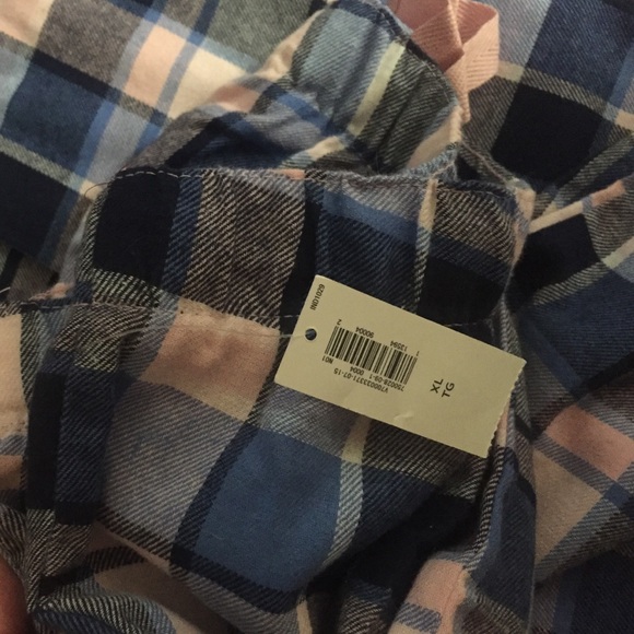 Brand new plaid old navy PJ pants! 💗💙 - Picture 2 of 3