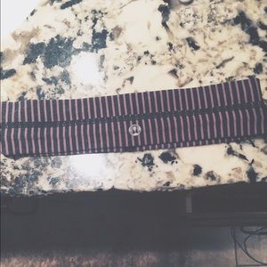 striped lululemon headband