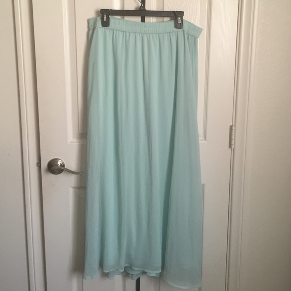 Old Navy Light Aqua Long Skirt!!!!