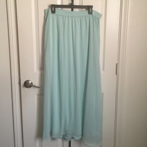 Old Navy Light Aqua Long Skirt!!!!