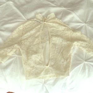 Lacey crop top