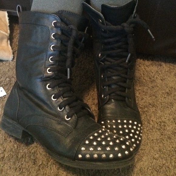 Studded booties