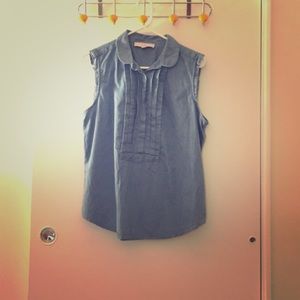 LOFT polka dot blouse