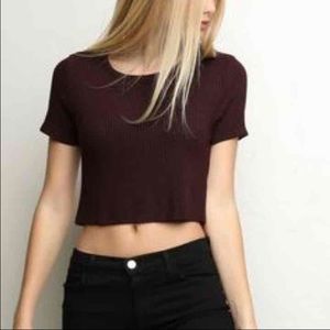 ❌SOLD❌ Brandy Melville Maroon Hana